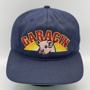 Vintage Garacin Hog Pig Swine Medicine Snapback Hat Farm Agriculture K-Products